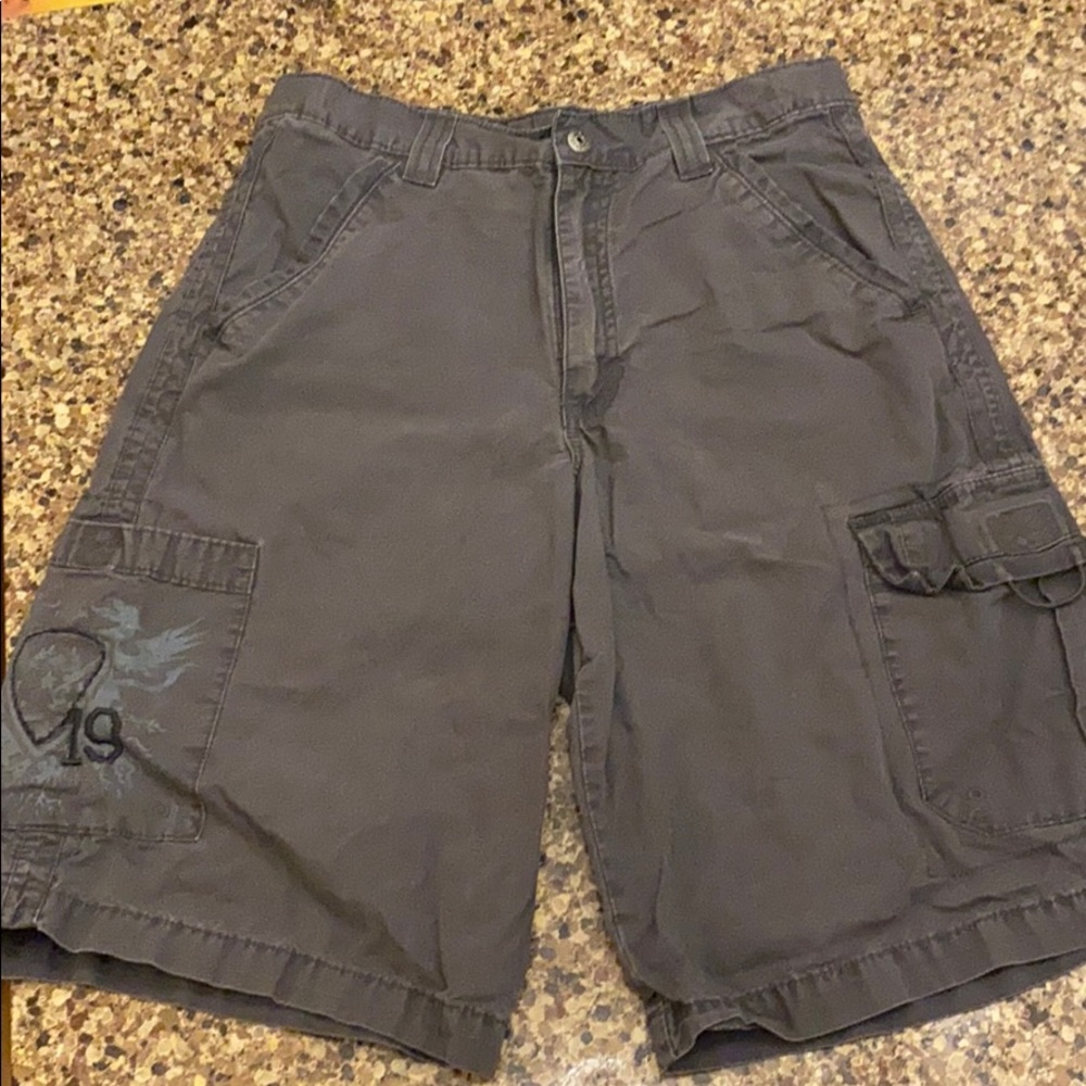5/$25 Gray Wrangle Jeans Co (WRG jeans co) cargo shorts